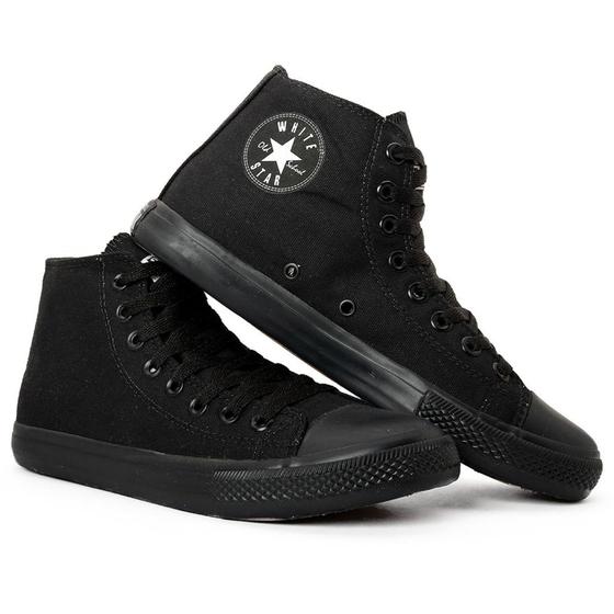 Tenis de Cano Alto White Star Botinha Estrela Barato é boa?