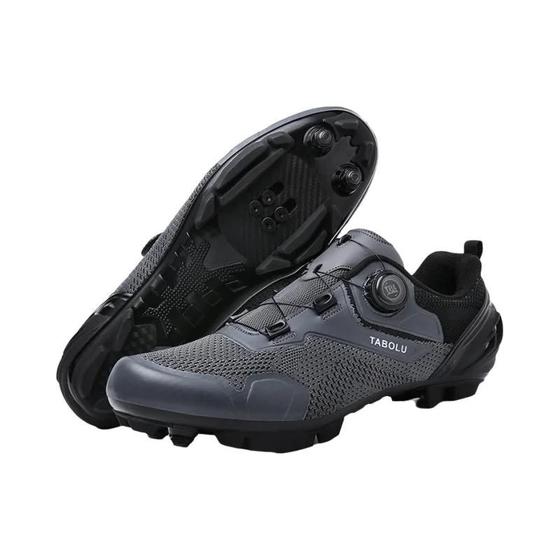 Tênis de Ciclismo de Malha Unissex SPD Sapatos MTB com Trava