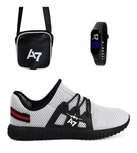 Imagem de Tênis Easy Para Corrida +shoulder Bag +relógio Digital Envio