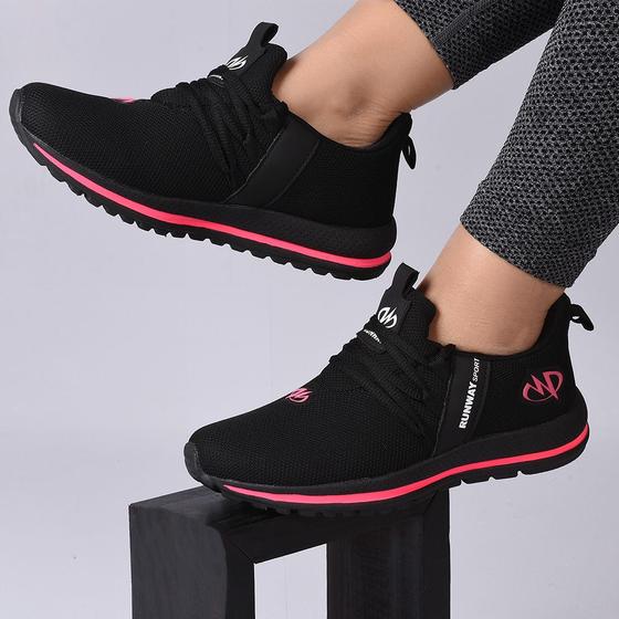 Imagem de Tênis Esportivo Academia Caminhada Runway Running Feminino