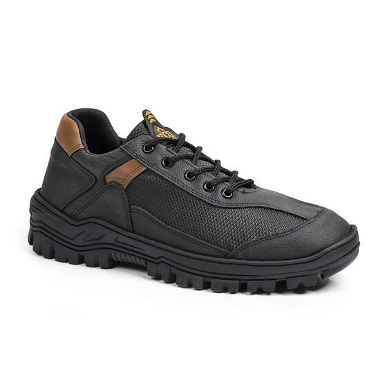 Tênis Esportivo Adventure em Couro Eco Canyon com Cadarço Recortes e Sola Leve Menor preço em Tênis Esportivo Adventure em Couro Eco Canyon com Cadarço Recortes e Sola Leve