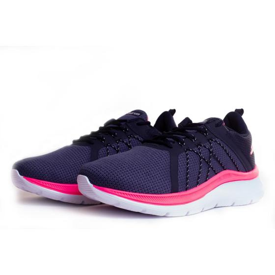 Imagem de Tênis Esportivo Feminino Adrun Flex Go 9803F Azul