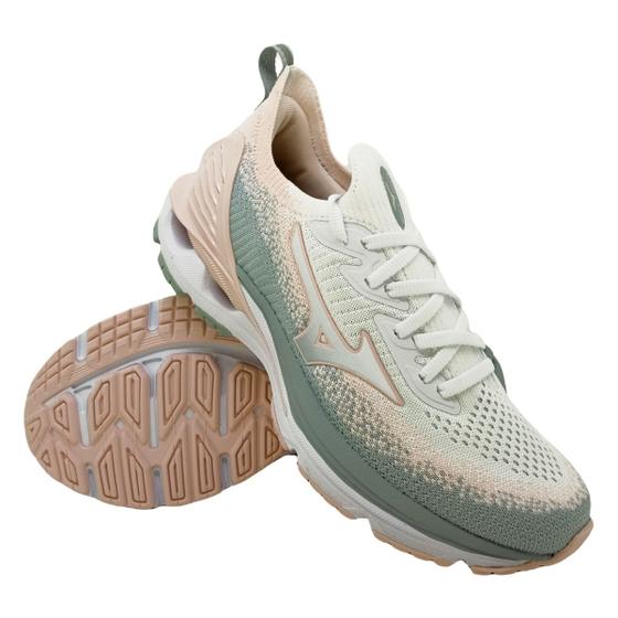 Tênis Esportivo Feminino Mizuno Wave Laser Running Confortável 1018018 Branco/Rosa Menor preço em Tênis Esportivo Feminino Mizuno Wave Laser Running Confortável 1018018 Branco/Rosa