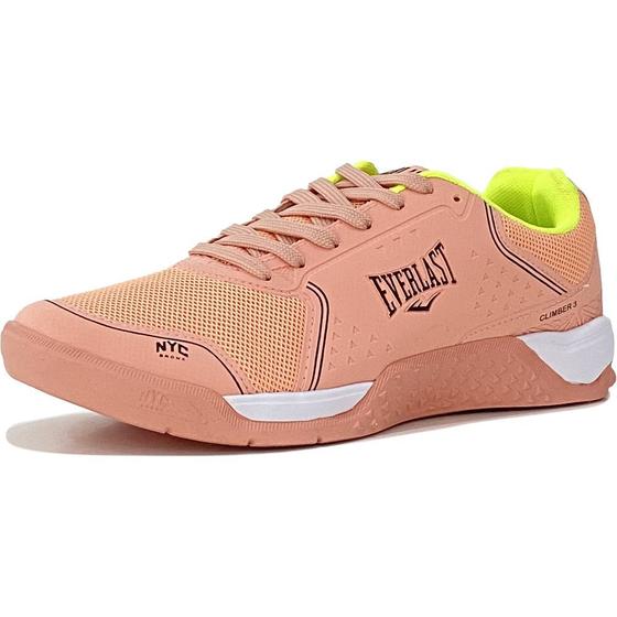 Tênis Everlast Climber III Rosa e Preto Feminino Menor preço em Tênis Everlast Climber III Rosa e Preto Feminino