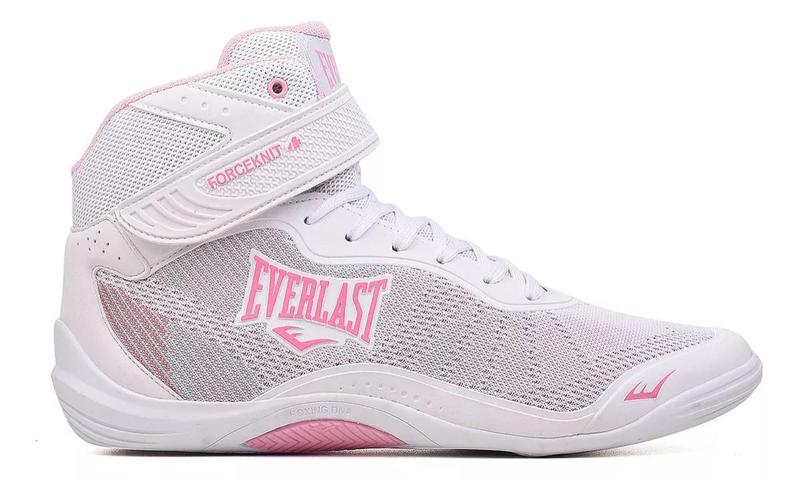 Tênis Everlast Forceknit 4 Feminino Branco Rosa Cano Médio Boxe Academia Fight Lutas Treinos Menor preço em Tênis Everlast Forceknit 4 Feminino Branco Rosa Cano Médio Boxe Academia Fight Lutas Treinos