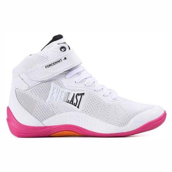 Imagem de Tênis Everlast Forceknit 4 Feminino Branco Rosa