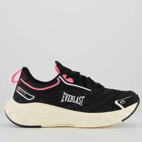 Imagem de Tênis Everlast Raptor Feminino Preto e Rosa