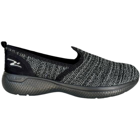 Imagem de Tenis Fem Esportivo Slip On Calc Facil Fit Day Ortopedico