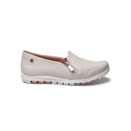 Imagem de Tênis Fem Kolosh Slip On Calce Fácil Cinza/Rose C0537-0005