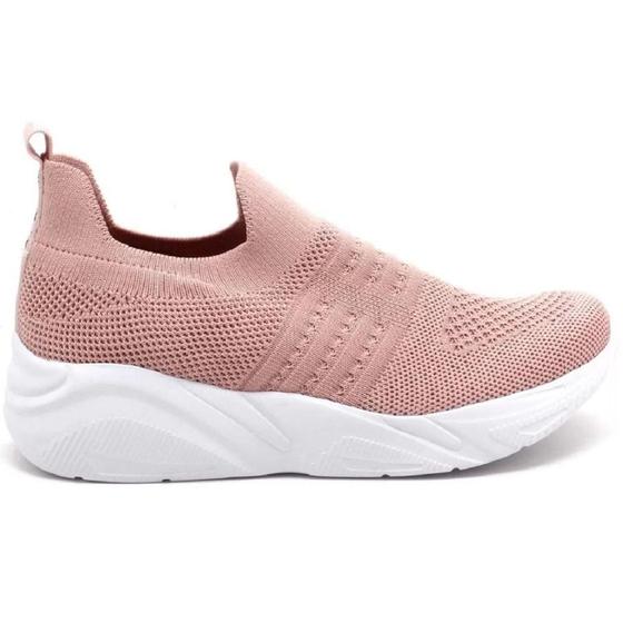 Imagem de Tênis Fem Slip On Ramarim Malha Knit 7.0 Rosa Blush 22-88131