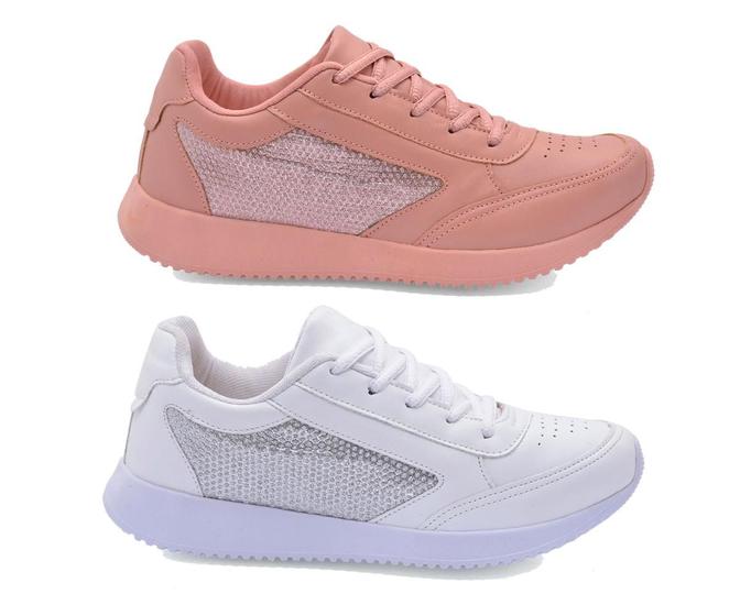 Imagem de Tenis Feminino Academia Caminhada Leve Confort Kit 2 Pares