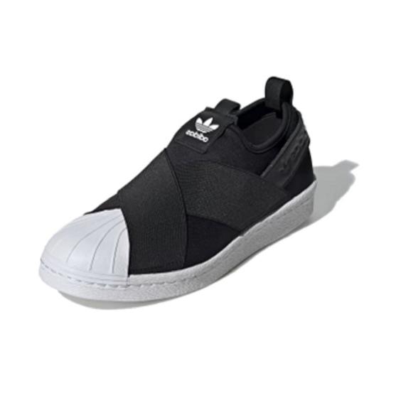 Tênis Feminino Adidas Superstar Slip-On Preto Original Menor preço em Tênis Feminino Adidas Superstar Slip-On Preto Original