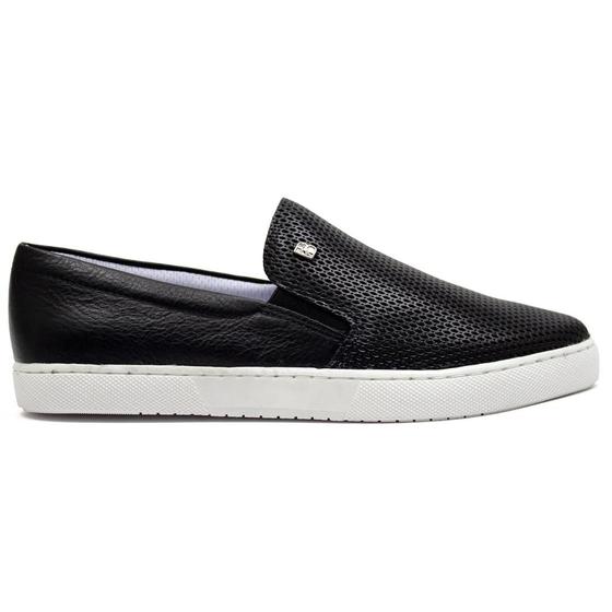 Imagem de Tênis Feminino Bottero Calce Fácil Couro Legítimo Macio Anatômico Moda 355001