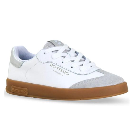 Imagem de Tênis Feminino Bottero Sneakers Original Cinza Claro