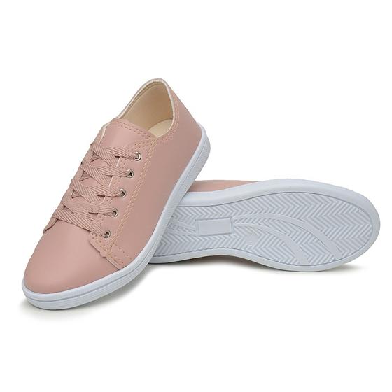 Imagem de Tênis Feminino Branco casual Blogueira 602