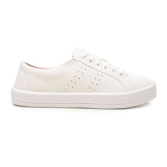 Imagem de Tênis Feminino Byara Casual Branco - 340N2