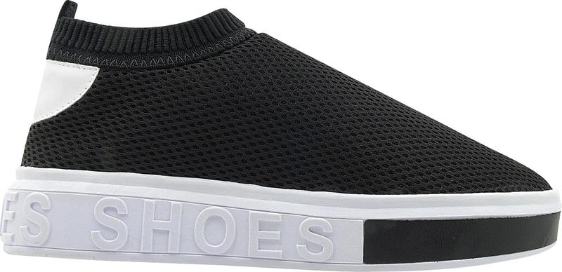 Imagem de Tênis Feminino Calce Fácil Flatform Footz Preto