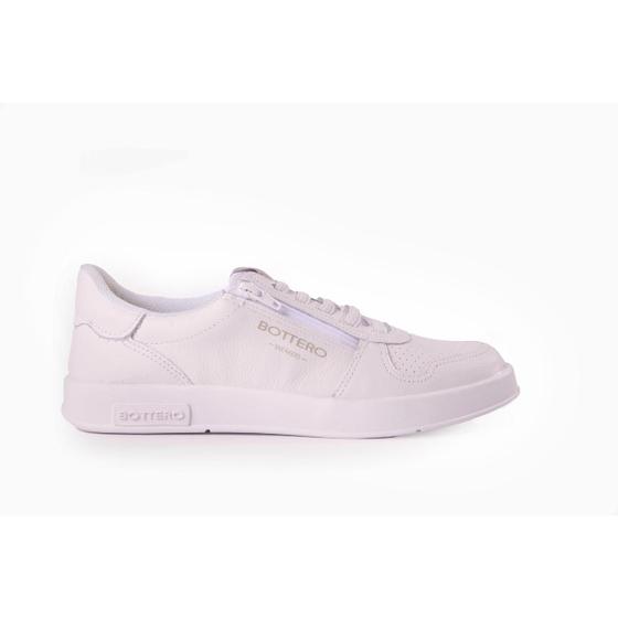 Tênis Feminino Casual Branco Bottero Couro
