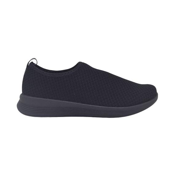 Imagem de Tênis Feminino Casual Conforto Usaflex UC06006 Tecido Preto