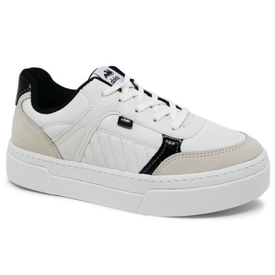 Imagem de Tênis Feminino Casual Dakota Flatform Branco G7003