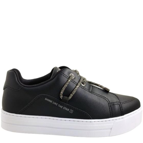 Imagem de Tênis Feminino Casual Dia a Dia Flatform Cadarço em Strass Ramarim 2393208