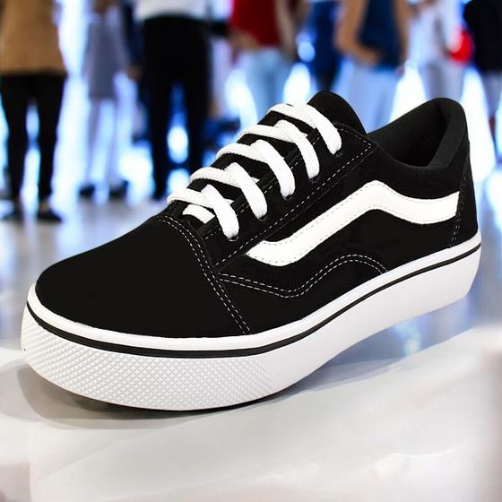 Imagem de tenis feminino casual luxo sapatos femininos com cadarço confortavel
