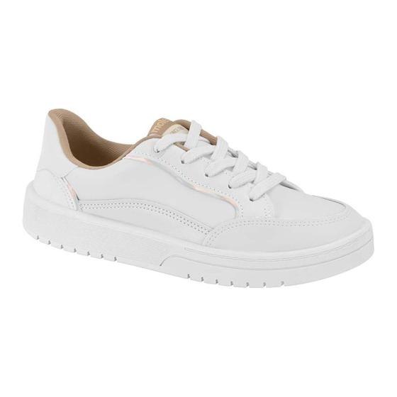 Imagem de Tenis Feminino Casual Moleca Flatform Urbano Napa Metal Glamour Original 5791.102.16288