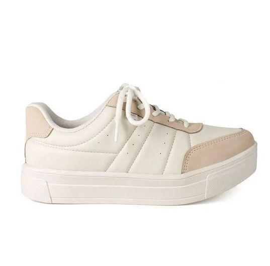 Imagem de Tênis Feminino Dakota Casual Branco Almeria G9342