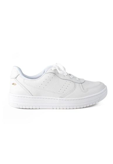 Imagem de Tênis Feminino Dakota Couro Conforto Flatform G9371 Branco