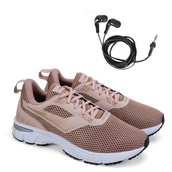 Imagem de Tênis Feminino Esporte Conforto + Fone de Ouvido Kit