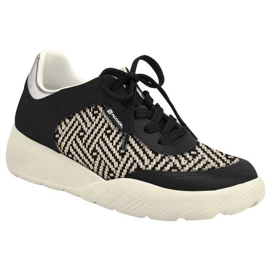 Imagem de Tênis Feminino Fascite Preto Off White Piccadilly 949015