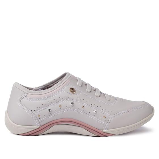 Imagem de Tênis Feminino Kolosh Casual com Strass Cinza