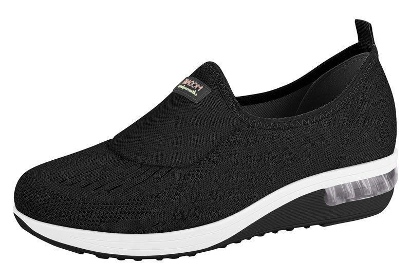 Imagem de Tênis Feminino Modare Slip On Cano Baixo Ultraconforto Preto