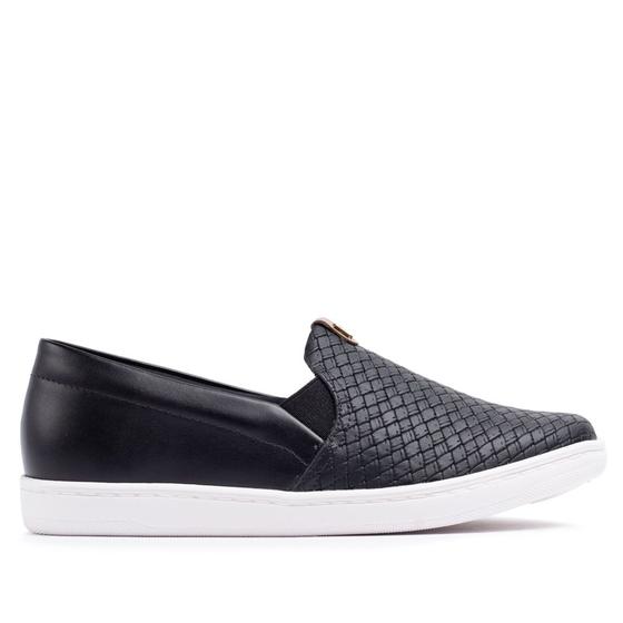 Imagem de Tênis Feminino Modare Slip On Tressê Preto