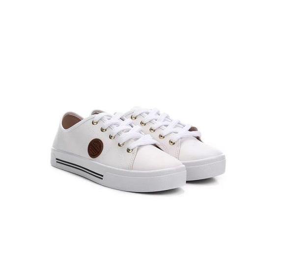 Imagem de Tênis Feminino Moleca Napa Sardenha Neo Branco 5667.302