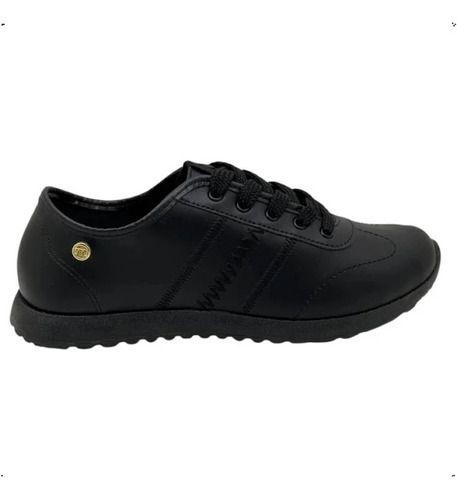 Imagem de Tênis Feminino Moleca Napa Sardenha Neo Preto/preto