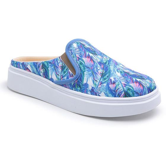 Imagem de Tenis Feminino Mule Slip-on Colors Colorido Caminhada