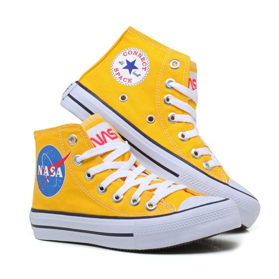 Imagem de Tenis Feminino Nasa All Space Star Cano Alto Envio Já 081Bo