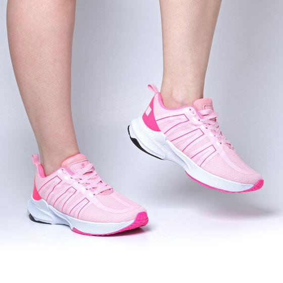 Tenis Feminino Para Caminhada Academia Confortável Esportivo - Nog Menor preço em Tenis Feminino Para Caminhada Academia Confortável Esportivo - Nog