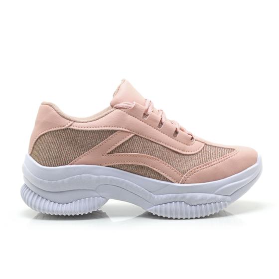 Imagem de Tênis Feminino Plataforma Casual Sneaker Femme Sola Alta