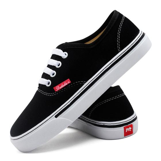 Imagem de Tenis Feminino Polo Cano Baixo Skateboard Casual Old Confort