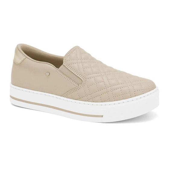 Imagem de Tênis Feminino Ramarim Casual Iate Slip On Bege 24-93101