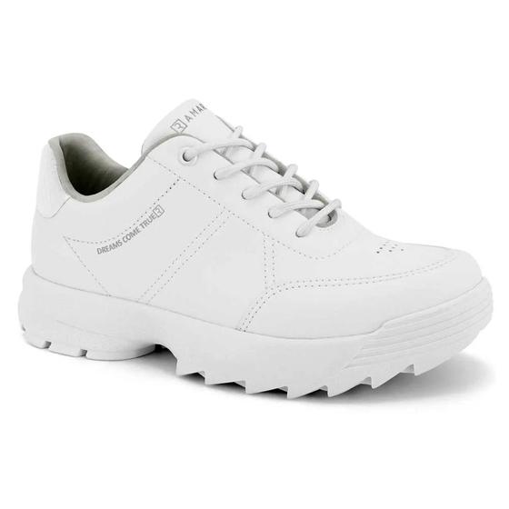 Imagem de Tênis Feminino Ramarim Chunky Tratorado Branco 2375221