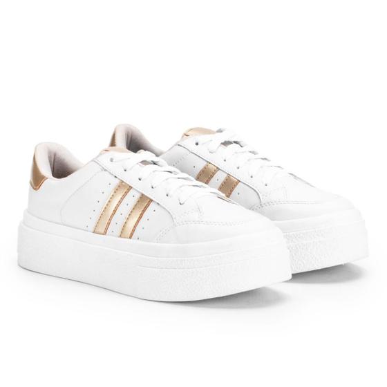 Tnis Plataforma Tnis Casual Dafiti Tenis Flatform Tenis Feminino