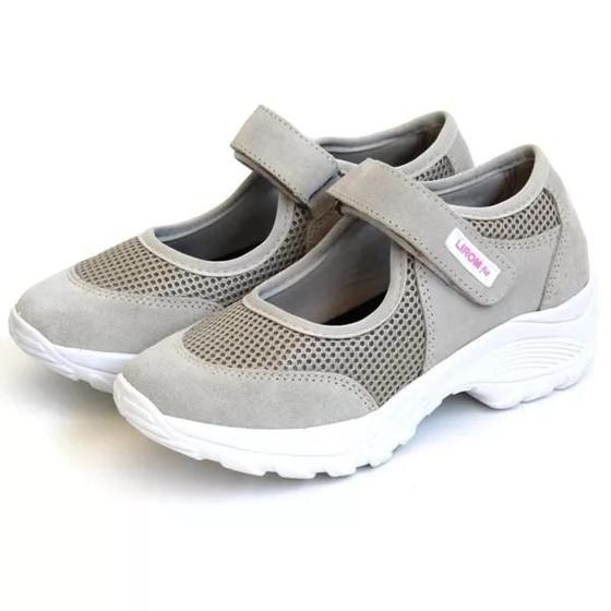 Tênis Feminino Sapatilha Lirom Sapato Boneca Confortável Sola Alta