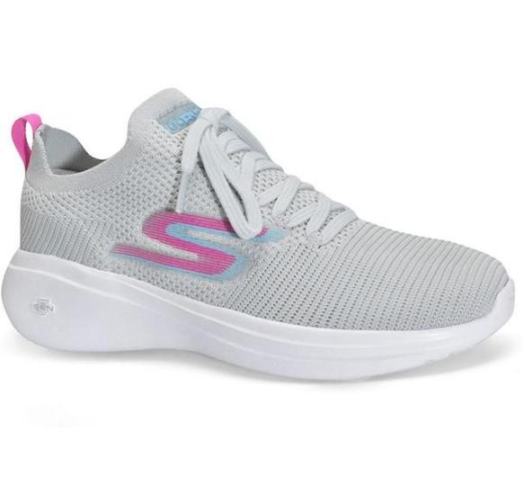 Imagem de Tênis Feminino Skechers Cinza Claro-  128186