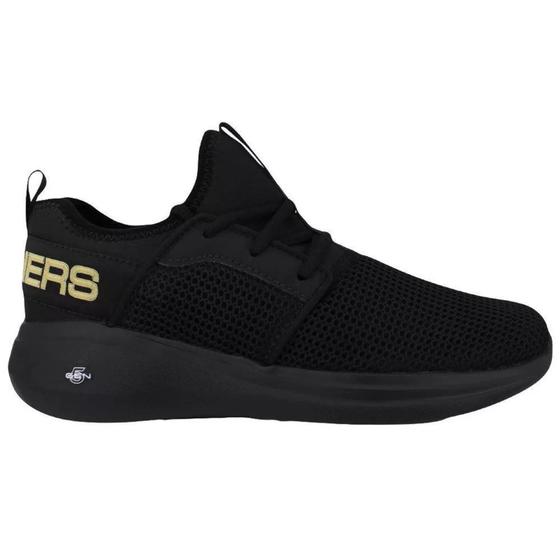 Imagem de Tênis Feminino Skechers Go Run Fast Preto Dourado - GTW