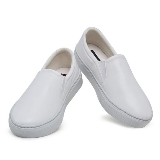 Imagem de Tênis Feminino Slip On Leve Confortável Caminhada Academia