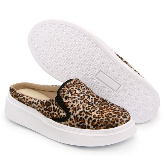 Imagem de Tênis Feminino Slip On Mule Calce Fácil Sapatenis Sapato