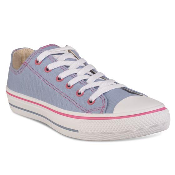 Imagem de Tenis Feminino Star Casual Lona Cano Baixo Classico Confortavel Leve Retro Moda